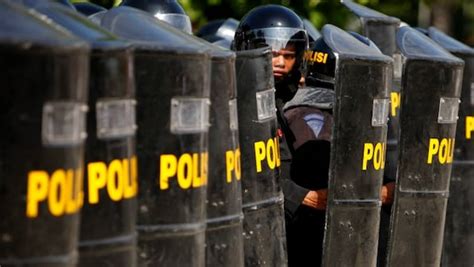 Indonesia deploys riot police over protests against China.